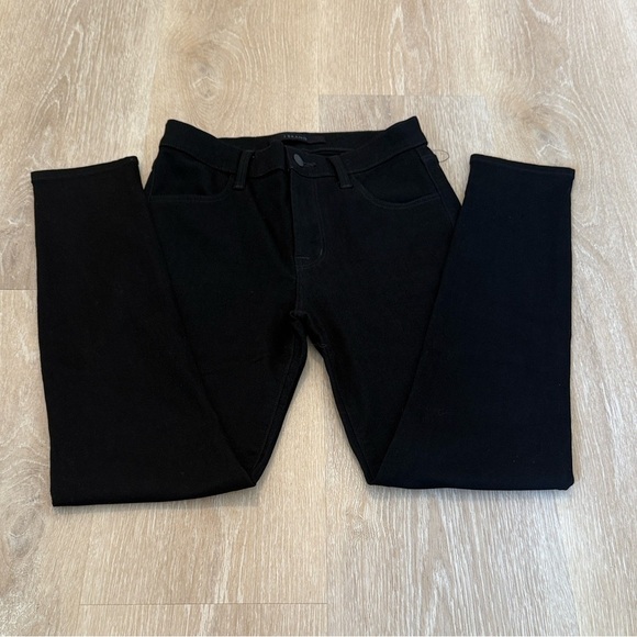J Brand Alana High Rise Crop Skinny Women's Black Jeggings size 27” NWOT - Picture 1 of 13